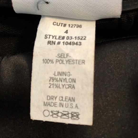 NEW black formal tiered 2 piece Veronique Young - Picture 9 of 9